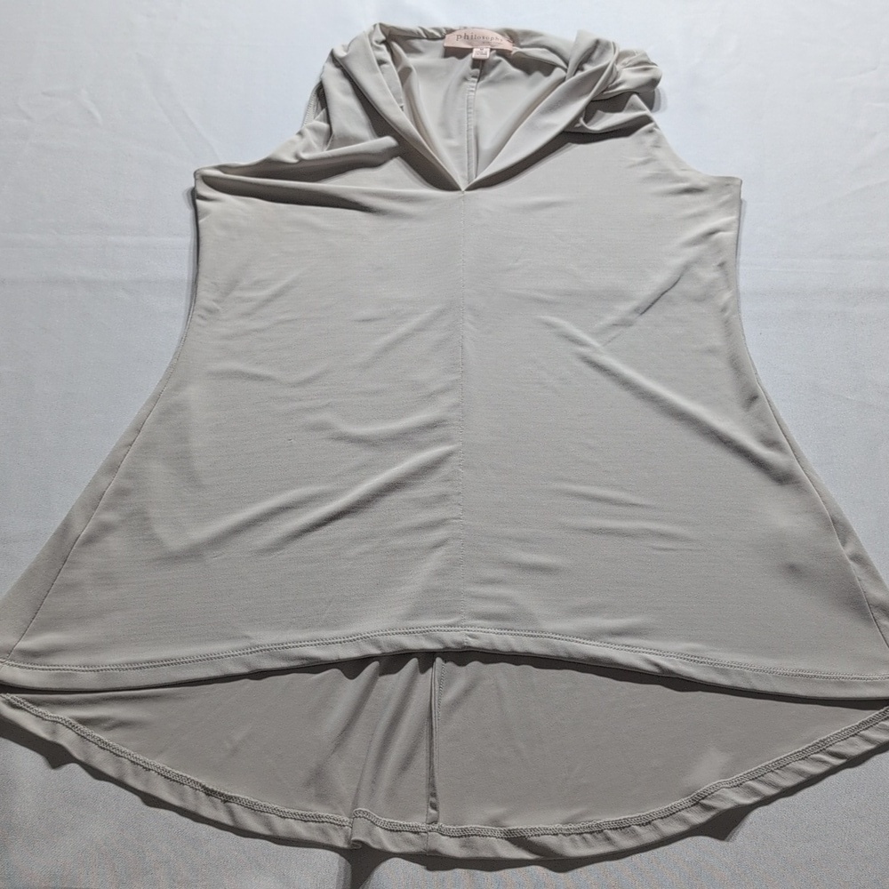 Philosophy Sleeveless Cream Color Size Medium